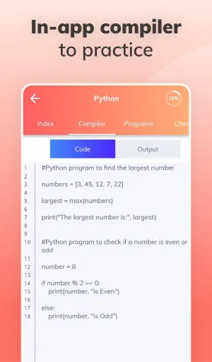 Learn Python — Capture d’écran 6